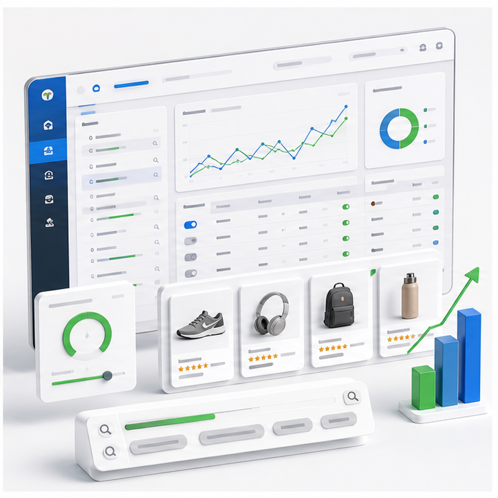 Google Ads and paid search management visual